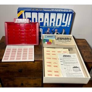 Vintage 1986 Jeopardy! Board Game Pressman All Pieces Complete- Never Used